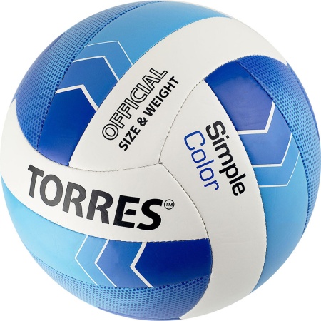 Купить Мяч волейбольный Torres Simple Color любительский р.5 в Тарко-Сале 